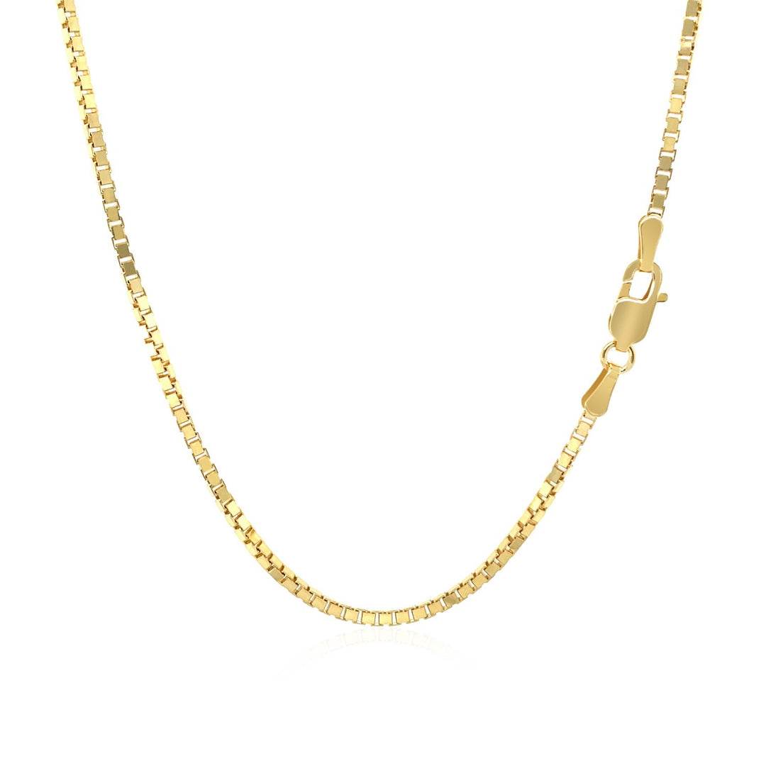 Brand New 10k Yellow Gold Classic Box Chain (1.40 mm)