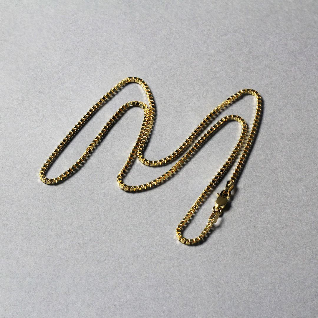 Brand New 10k Yellow Gold Classic Box Chain (1.40 mm)