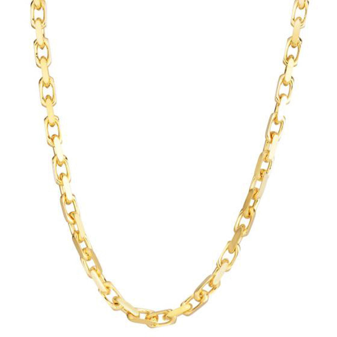 Brand New 14k Yellow Gold French Cable Link Chain (4.80 mm)