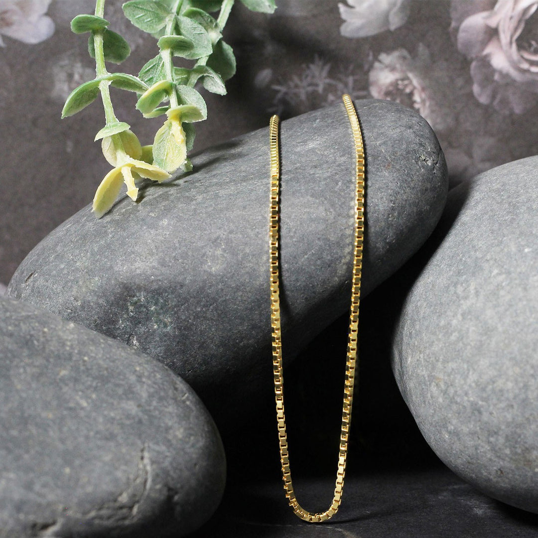 Brand New 14K Yellow Gold Classic Box Chain (1.7 mm)