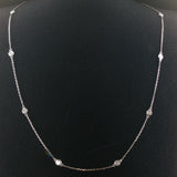 Brand New 0.65cttw Natural Diamonds by the Yard Necklace in 14k Gold