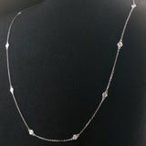 Brand New 0.65cttw Natural Diamonds by the Yard Necklace in 14k Gold
