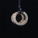 18k Yellow Gold and Black Enamel 13.4g Solid Heavy Huggie Earrings