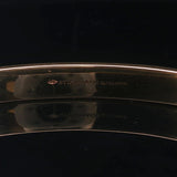 Tiffany and Co. 18k Yellow Gold and Diamond Heavy Bangle Bracelet 6.5"