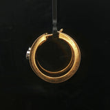 Tiffany & Co. Paloma Picasso 18k Yellow Gold and Diamond Hoop Earrings