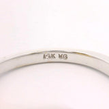 Brand New 14k White Gold and Diamond Fancy Band Ring Size 6.5