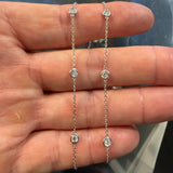 Brand New 1cttw Natural Diamonds by the Yard Necklace in 14k Gold