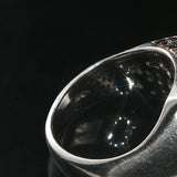 LeVian 18k White Gold 1.25cttw Chocolate and White Diamond Heavy Ring Size 7.75