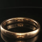 Antique 18k Yellow Gold 4.5g Solid 3mm Band Ring Size 8.25