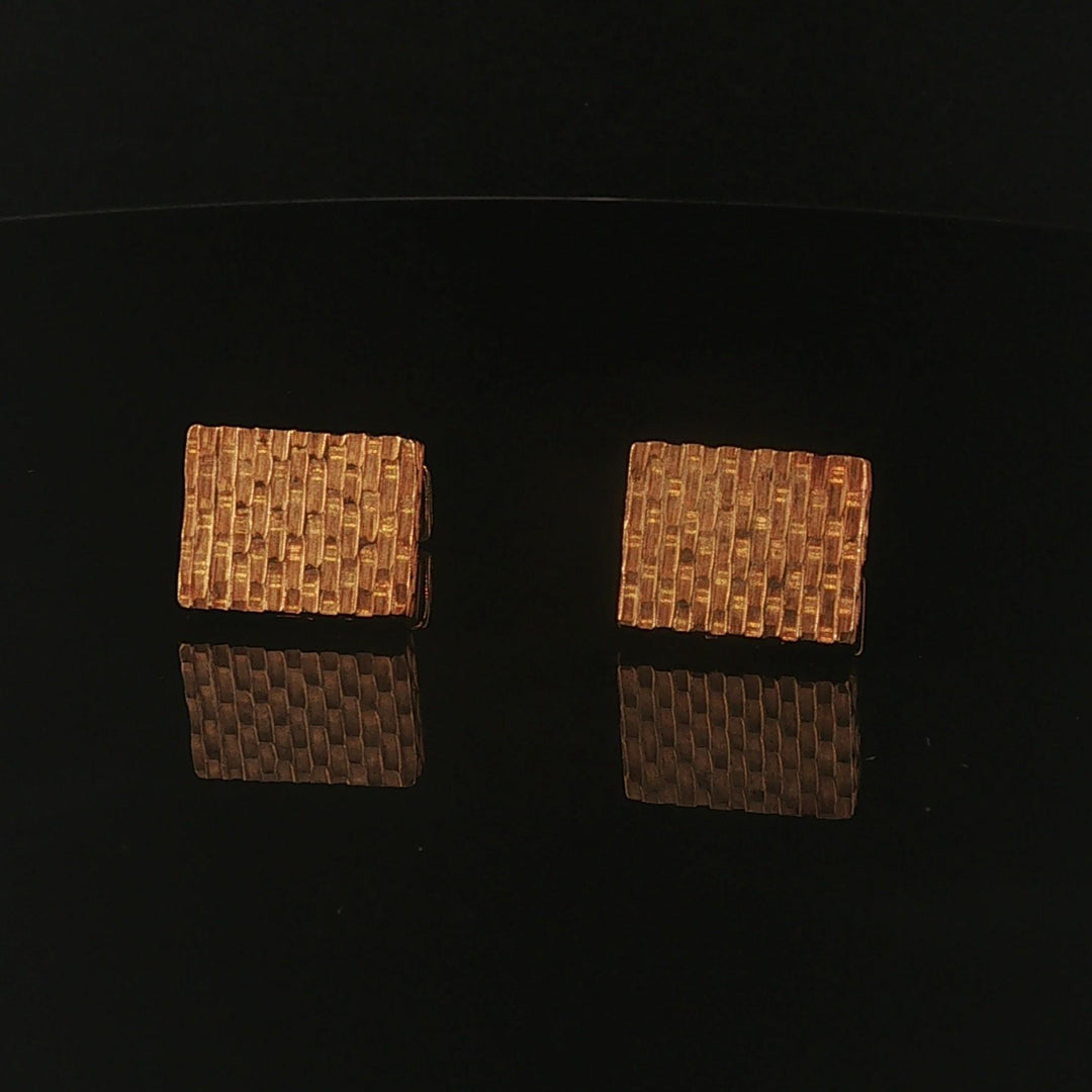 Tiffany & Co. French 18k Yellow Gold 12.4g Vintage Cuff Links