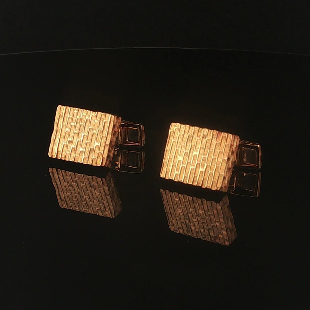 Tiffany & Co. French 18k Yellow Gold 12.4g Vintage Cuff Links