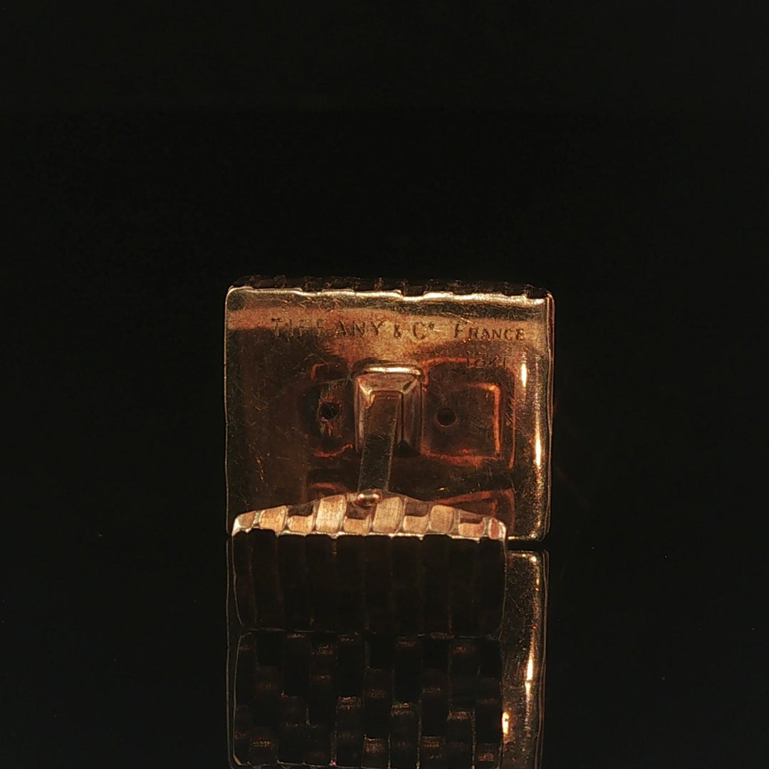 Tiffany & Co. French 18k Yellow Gold 12.4g Vintage Cuff Links