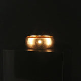 Antique 1883 18k Yellow Gold 7.5g Solid Polished 7.5mm Band Ring Size 8.5