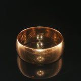 Antique 1883 18k Yellow Gold 7.5g Solid Polished 7.5mm Band Ring Size 8.5