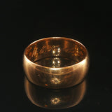 Antique 1883 18k Yellow Gold 7.5g Solid Polished 7.5mm Band Ring Size 8.5