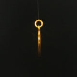 24k Pure Yellow Gold 8.8g Solid Boy and Girl Kissing Heart Charm Pendant