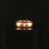 18k Yellow Gold 4g Solid Vintage 5.5mm Ladies Band Ring Size 6.75