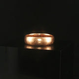 18k Yellow Gold 4g Solid Vintage 5.5mm Ladies Band Ring Size 6.75