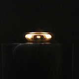 18k Yellow Gold 8g Solid Polished Vintage 5mm Domed Band Ring Size 6.5
