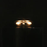 18k Yellow Gold 8g Solid Polished Vintage 5mm Domed Band Ring Size 6.5