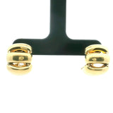 18k Yellow Gold 7.8g Ladies Huggie Earrings Italy