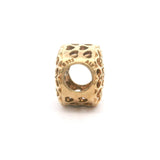 Pandora 14k Yellow Gold Hearts of Gold CZ Flower Charm 750841CZ Retired