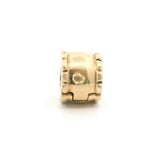 Pandora 14k Yellow Gold Beveled Clip Charm 750256 Retired