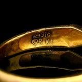 22k Yellow Gold 3.6g Solid Ladies Band Ring Size 6