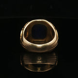 Tiffany & Co. 1923 Antique 18k Yellow Gold Lapis Lazuli Class Ring Size 2.5