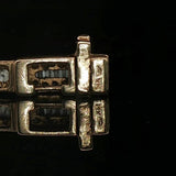 14k Yellow Gold and 2.8cttw Diamond Vintage Ladies Tennis Bracelet 7.25"