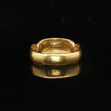 24k Pure Yellow Gold 5.7g Solid Victory Ring Size 5.5