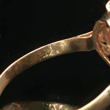 18k Yellow Gold and Multi Gemstone Ladies Floral Ring Size 7.5