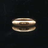 Tiffany & Co. 18k Yellow Gold 7.8g Solid 4.5mm Domed Band Ring Size 9.25