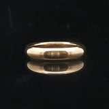 Tiffany & Co. 18k Yellow Gold 7.8g Solid 4.5mm Domed Band Ring Size 9.25