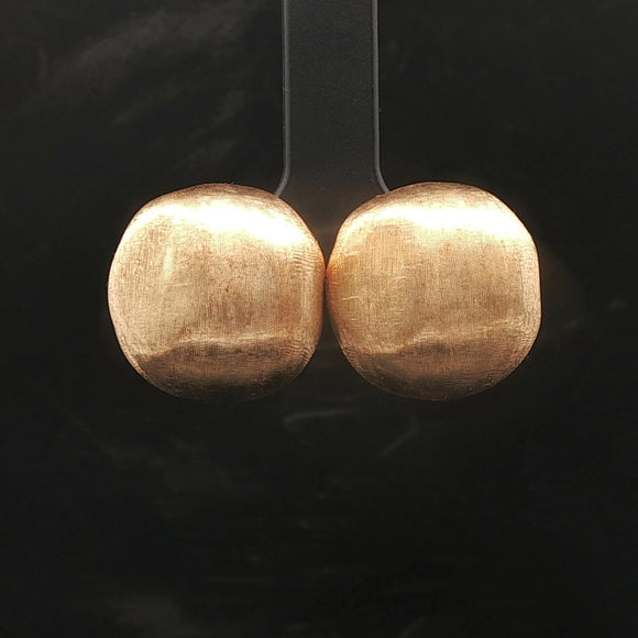 Marco Bicego Africa 8.5g Large Button Clip On Earrings Italy