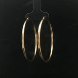 Roberto Coin 18k Yellow Gold 4.4g Polished Large Hoop Earrings Italy 1.8"