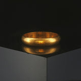 24k Pure Yellow Gold 3.7g Solid Heavy 3.8mm Band Ring Size 5.75