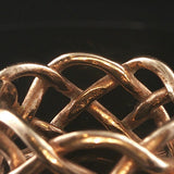 14k Yellow Gold 9.3g Solid Vintage 12mm Braided Band Ring Size 8