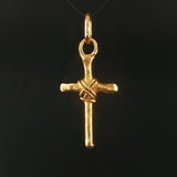 22k Yellow Gold 11.3g Solid Heavy Vintage Cross Pendant 2"