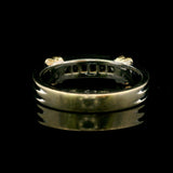 14k White and Yellow Gold 0.50cttw Diamond Men's Band Ring Size 11.5