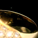 14k Yellow Gold Pearl and 1cttw Diamond Ladies Ring Size 6