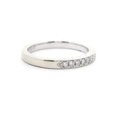 Neil Lane 14k White Gold and Diamond Ladies Band Ring Size 6.5