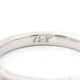 Neil Lane 14k White Gold and Diamond Ladies Band Ring Size 6.5