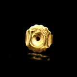 18k Yellow Gold Citrine and Diamond Huggie Earrings