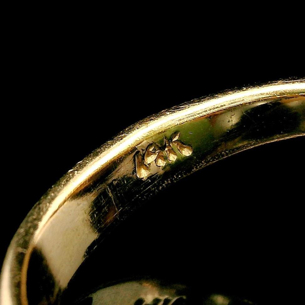 14k Yellow Gold and 0.50cttw Diamond Ladies Floral Ring Size 6.5