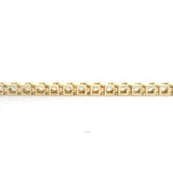 14k Yellow Gold and 2.5cttw Natural Diamond Tennis Bracelet 7"