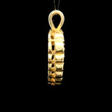 14k Yellow Gold and 1cttw Diamond Heart Pendant