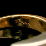 14k Yellow and White Gold Diamond 12g Heavy Men's Ring Size 12