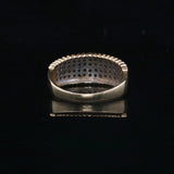 14k Yellow Gold and 1cttw Diamond Vintage Graduated Band Ring Size 9