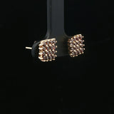 14k Yellow Gold and 1cttw Chocolate Diamond Stud Earrings